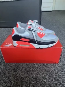 Nike Air Max 90 - Rosso infrarossi/radiante 2020 OG - U.K. 8 - US 9 - EU 42,5 - Foto 1 di 7