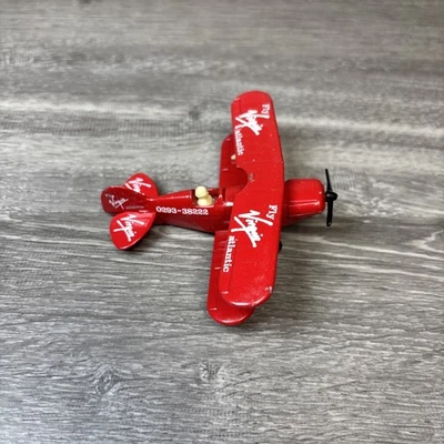 Matchbox Skybusters Virgin Atlantic SB 12 Pitts Special Biplane Diecast 1979 - Image 1 of 4