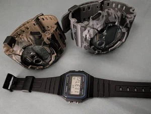 Casio F-91W & G Shock Watches GD-120CM-5 - Picture 1 of 3