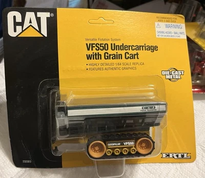 Tren de rodaje ERTL CAT VFS50 con carro de grano 1/64 Foto 1 de 4