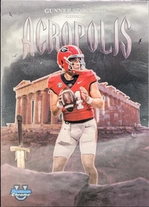 2025 Bowman Chrome University Acropolis #A-9 Gunner Stockton Georgia Bulldogs  - Bild 1 von 2