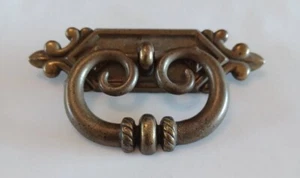 Vintage/Antik BPC 654 3/4 massive Messingguss verzierte Schubladengriffe • 5" breit - Bild 1 von 7