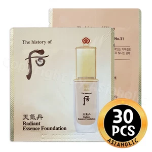 The history of Whoo Cheongidan Radiant Essence Foundation No.21 1ml x 30pcs New - Picture 1 of 12