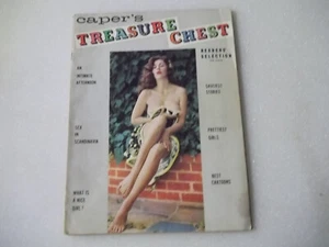 Caper’s Treasure Chest 1959 Vintage Men Magazine-JAYNE MANSFIELD - Foto 1 di 24