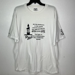 Camiseta Vintage Dale Earnhardt The Intimidator Rara Luz Vigilia Memoria XL - Imagen 1 de 7