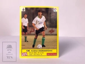 Andrei Zigmantovich Sticker R. Santander 1995-96 AS - Belarus Football Player - Bild 1 von 2