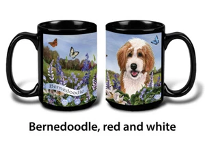 Gartenparty Tasse - rot-weiß Bernedoodle - Bild 1 von 1