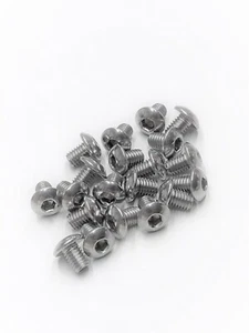 Edelstahl 3x4mm Knopfkopf Maschinenschrauben (20) Traxxas 2515 SECHSKANTSCHLITZ - Bild 1 von 1