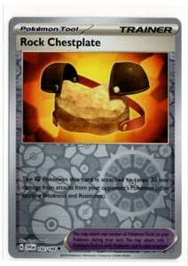 Pokemon Scarlet Violet Base SV1 Reverse Holo 192/198 Rock Chestplate - Picture 1 of 1