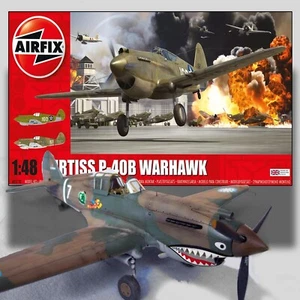 AIRFIX O513 1/48 CURTISS P-40B WARHAWK ""PEARL HARBOR"" KIT MODELLO1 - Foto 1 di 7