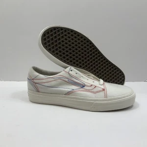 Vans Old Skool Taka Hayashi Tresor LX zum Selbermachen Herren Gr. 10,5 Marshmallow rot blau Stich - Bild 1 von 5