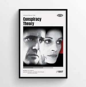 Conspiracy Theory Movie Poster Print, Wall Art - Unframed - Picture 1 of 3