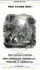 1842 SHEET MUSIC ~ "THE BLIND BOY" ~ H. GOULD, MRS. ROBERTSON, W.R. DEMPSTER