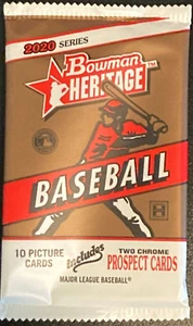 2020 Bowman Heritage Baseball Base Card Prospect Singles #BHP-1-150 - You Pick! - Picture 1 of 1