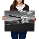 A2 - Seaplane Airplane Plane Sea Poster 59.4X42cm280gsm(bw) #38114
