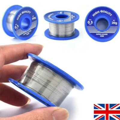 FIXTI 63/37 Tin Lead Line Soldering 0.3mm Rosin Core Solder Flux Welding Wire Reel 10~