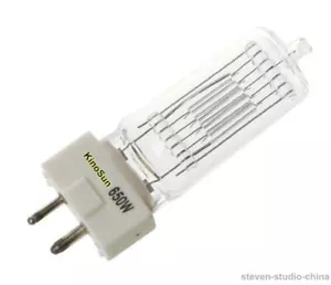 650 watts Halogen Bulb Lamp GY9.5 single ended 110V 230V for 650W fresnel light - Picture 1 of 2