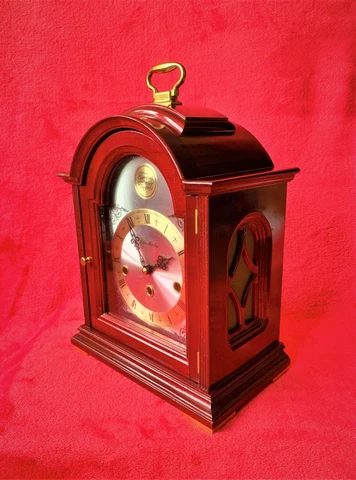 Old Vintage Kieninger Westminster Chime Bracket Clock retailed by John Morley Cover