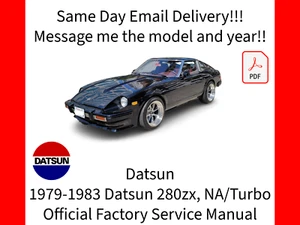 Datsun 1979-1983 280zx FACTORY SERVICE REPAIR MANUAL - Picture 1 of 2