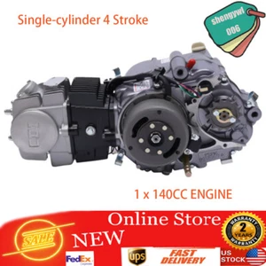 140cc 4 Stroke Racing Engine Single-Cylinder Motor Kit Fits Pit Bike Honda CRF50 - Picture 1 of 14