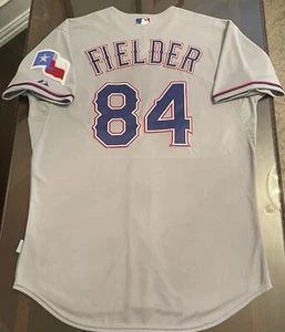 Prince Fielder #84 Texas Rangers Authentic On-Field Majestic Away Trikot 48/XL - Bild 1 von 18
