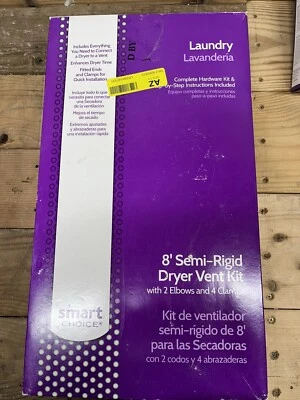 Комплект вентиляционных отверстий полужесткой сушилки Smart Choice 5304492448 8 футов (1C) - Изображение 1 из 2