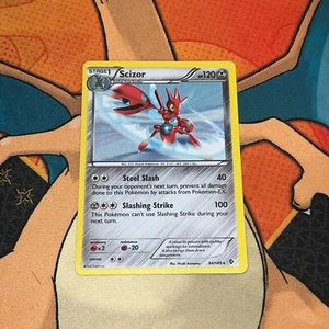 Scizor ~ 94/149 ~ Holo ~ Grenzen überschritten ~ moderates Spiel ~ Pokemon Karte - Bild 1 von 2