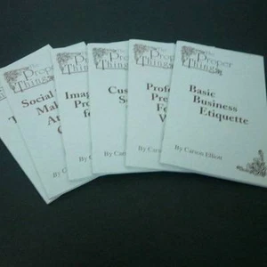 The Proper Thing Business Etiquette Books Set of 6 by Carson Elliott - Picture 1 of 8