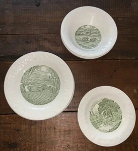 Taylor Smith & Taylor Pastoral Country Homestead 8 Teile Teller & Schüsseln TST - Bild 1 von 8