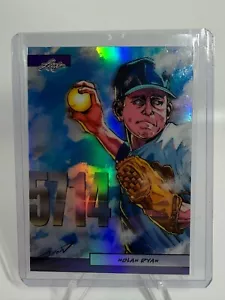 NOLAN RYAN 2024 Leaf Metal Chrome ANIME NATION PURPLE #/49 TEXAS RANGERS AN2B-27 - Picture 1 of 2
