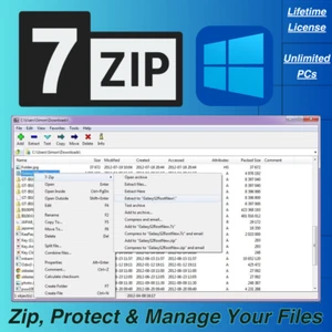 7-Zip 2025 - Ultimate Compression & Encryption - File Archiver Zip Unzip USB/DVD - Picture 1 of 16
