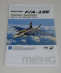 MENG F/A-18E SUPER HORNET LS-012 ⭐PARTS⭐ INSTRUCTION BOOKLET+MORE 1/48 - Picture 1 of 5