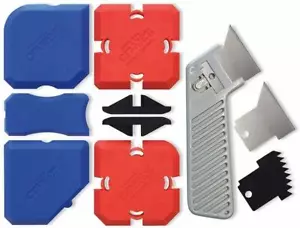 Cramer Fugi Kit 11 Piece Silicone Sealant Tool Profiling Kit - Picture 1 of 6