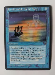 Magic Mtg Italian Legends Sea Kings' Blessing near mint - Picture 1 of 1