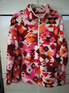No Boundaries Southwest Fleece Sherpa Quarter Zip Pullover Jacket 4X - Picture 1 of 5
