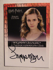Harry Potter-Emma Watson-Hermione Granger-Cinema-Movie-Signature-Autograph Card