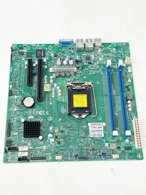 Supermicro X10SLL-SF Intel C222 LGA-1150 Motherboard - NO I/O SHIElD - Image 1 of 3