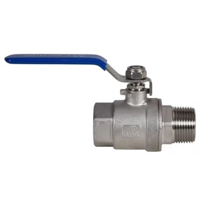 Ball Valve 1 Inch NPT, Male to Female, Full Port ( Pack of 1 ) - Picture 1 of 6