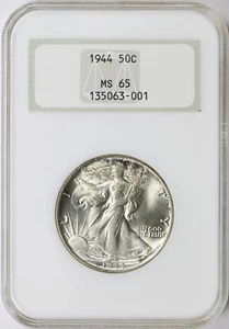 Medio dólar Walking Liberty 1944 50c NGC MS65 - Imagen 1 de 4