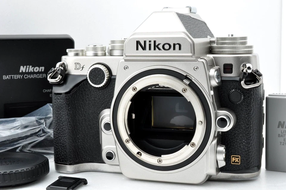 [Near Mint SC:25430 (17%)] Nikon Df 16.2MP DSLR Body Silver from Japan #2528 - Image 1 of 4