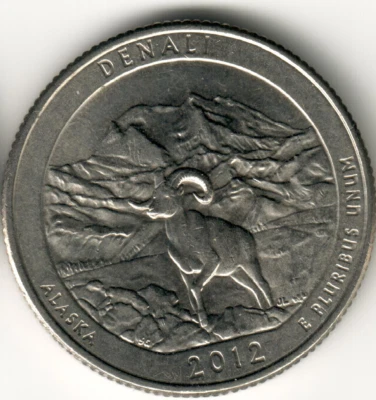 USA - 2012D - Washington ¼ Dollar - Denali - #8943 - Image 1 of 2