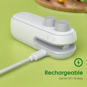 Mini máquina de sellado de bolsas de plástico térmico paquete bolsas selladoras bolsa de clip sellador de alimentos - Imagen 1 de 13