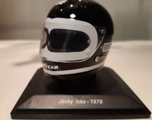 F1 Jacky Ickx Ligier 1979 Rare Helmet Scale 1:5 Formula 1 + Magazine