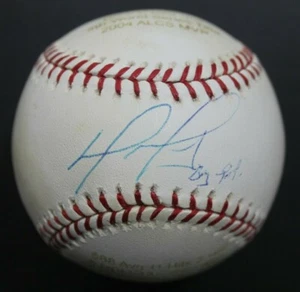 David Ortiz BIG PAPI Boston Red Sox Autograph Signed Career Stats Baseball PSA - Picture 1 of 7
