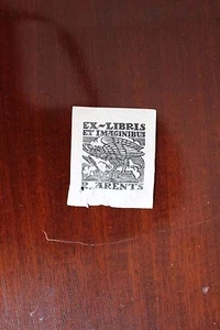 ✒ EX LIBRIS R Arentes   - Bild 1 von 1