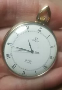 OMEGA De Ville Quartz Men's Pocket Watch Not working Bin 2 - Picture 1 of 2