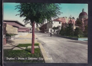 Cartolina Dogliani Piazza e Biblioteca Luigi Einaudi AD1532A - Imagen 1 de 1