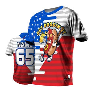 Maglia sportiva softball personalizzata maglietta personalizzata stampata nome squadra numero - Foto 1 di 182