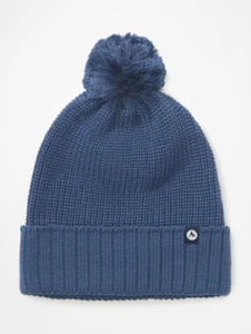 Marmot Women Snoasis Pom-Pom Beanie Storm One Size - Picture 1 of 1