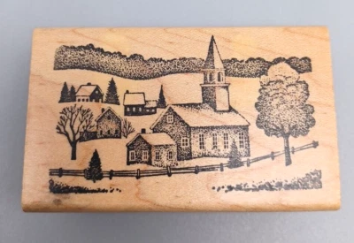 Delafield Stamp Co G662 Town Scene Foto 1 de 4